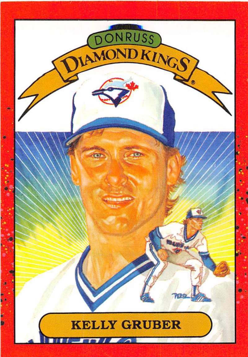1990 Donruss Baseball #12 Kelly Gruber DK Toronto Blue Jays Image 1