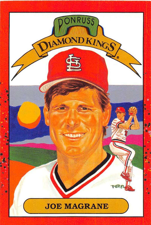 1990 Donruss Baseball  #13 Joe Magrane DK  St. Louis Cardinals  Image 1