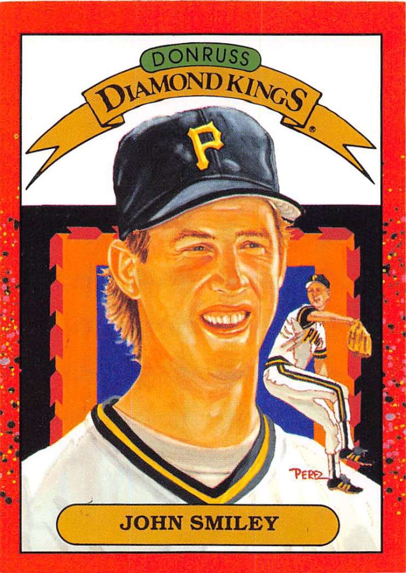 1990 Donruss Baseball #17 John Smiley DK Pittsburgh Pirates Image 1