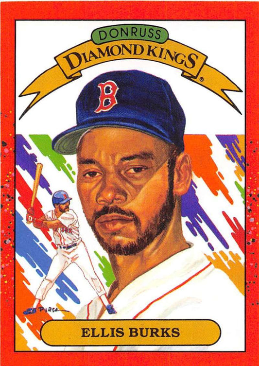 1990 Donruss Baseball  #23 Ellis Burks DK  Boston Red Sox  Image 1