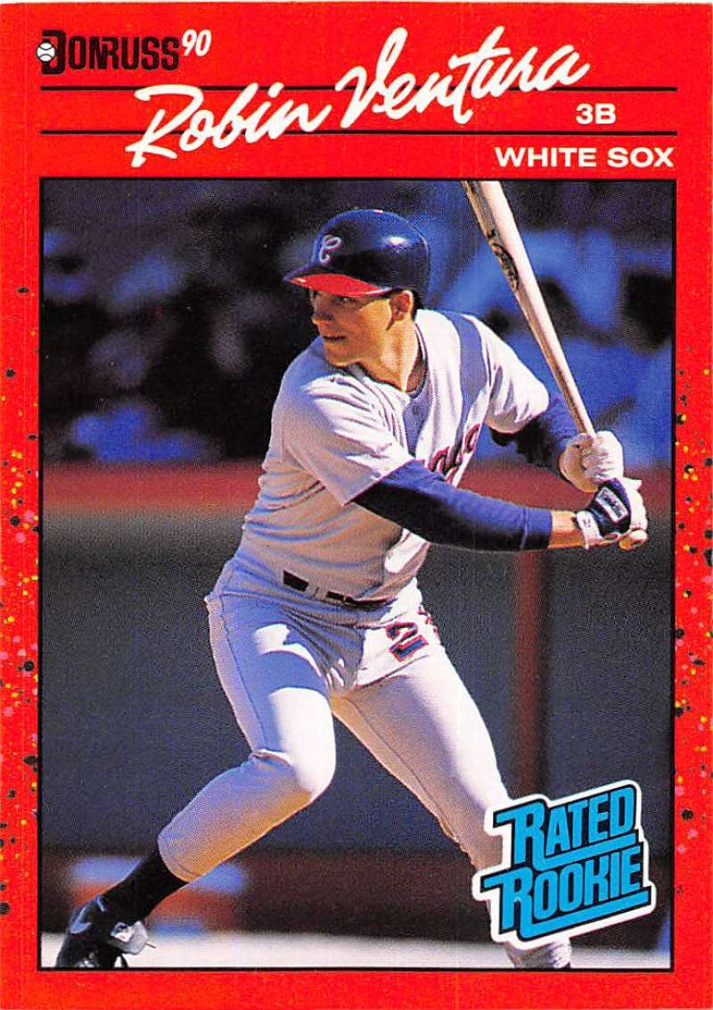 1990 Donruss Baseball #28 Robin Ventura Chicago White Sox Image 1