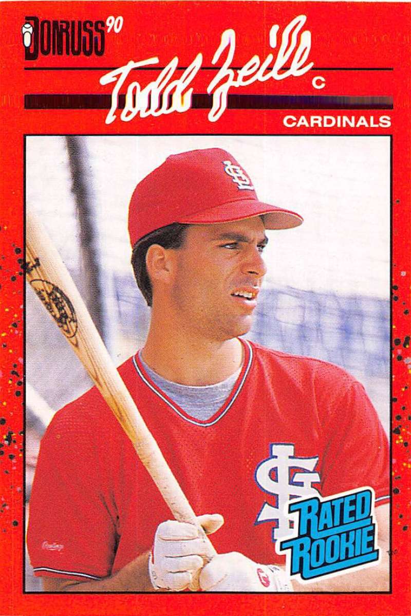 1990 Donruss Baseball #29 Todd Zeile St. Louis Cardinals Image 1
