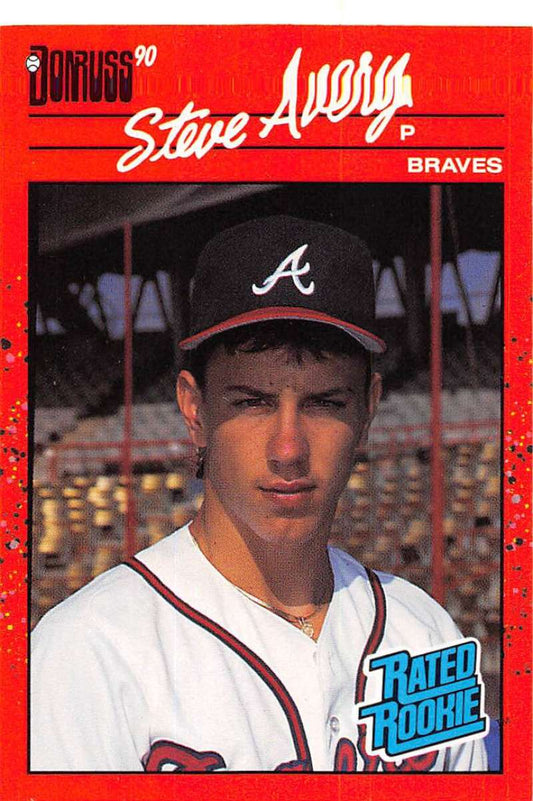 1990 Donruss Baseball  #39 Steve Avery  Atlanta Braves  Image 1