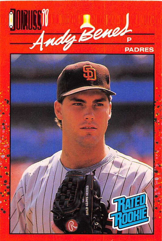1990 Donruss Baseball  #41 Andy Benes  San Diego Padres  Image 1