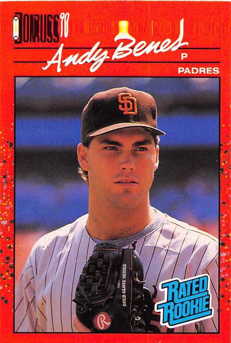 1990 Donruss Baseball #41 Andy Benes San Diego Padres Image 1