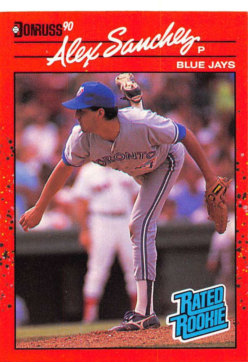 1990 Donruss Baseball #45 Alex Sanchez DP Toronto Blue Jays Image 1