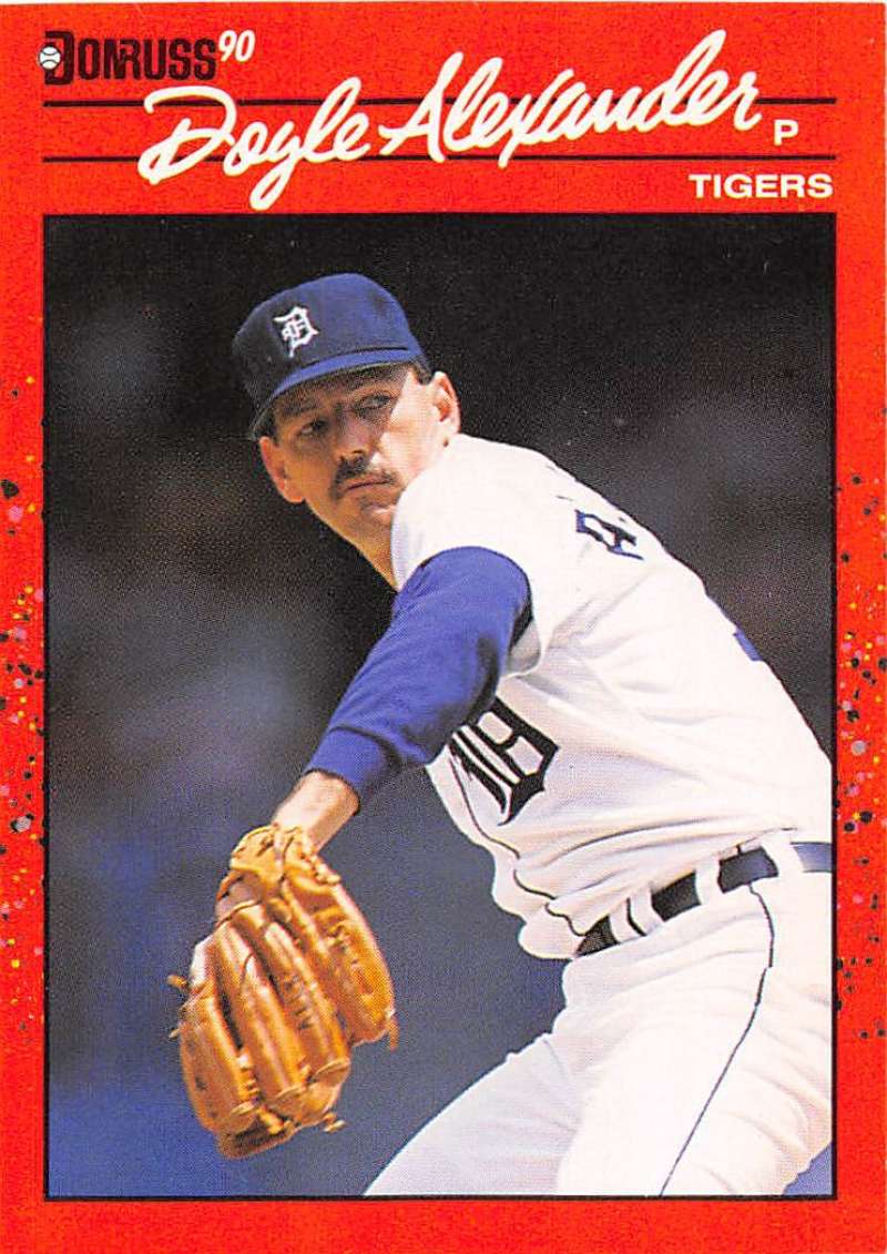 1990 Donruss Baseball #62 Doyle Alexander Detroit Tigers Image 1