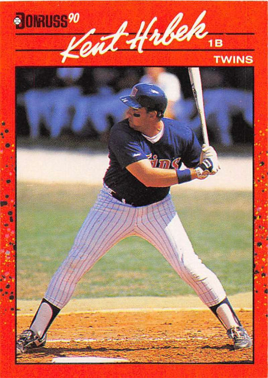 1990 Donruss Baseball  #81 Kent Hrbek  Minnesota Twins  Image 1