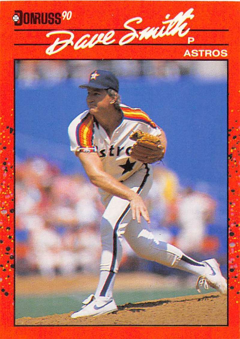 1990 Donruss Baseball #88 Dave Smith Houston Astros Image 1