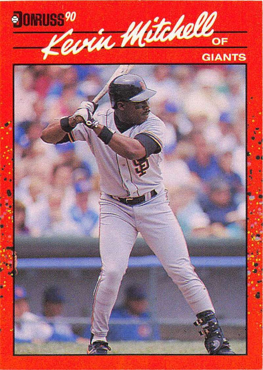 1990 Donruss Baseball  #98 Kevin Mitchell  San Francisco Giants  Image 1