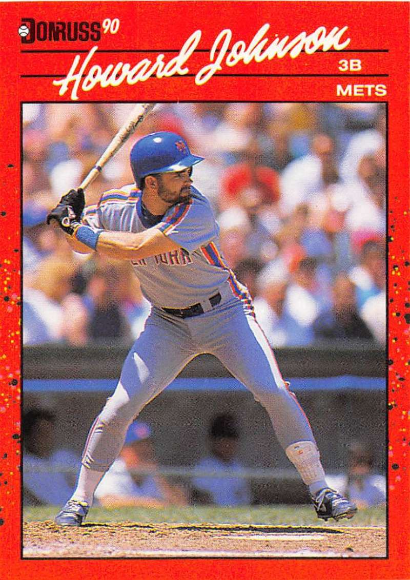 1990 Donruss Baseball #99 Howard Johnson New York Mets Image 1