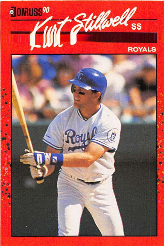 1990 Donruss Baseball  #120 Kurt Stillwell  Kansas City Royals  Image 1