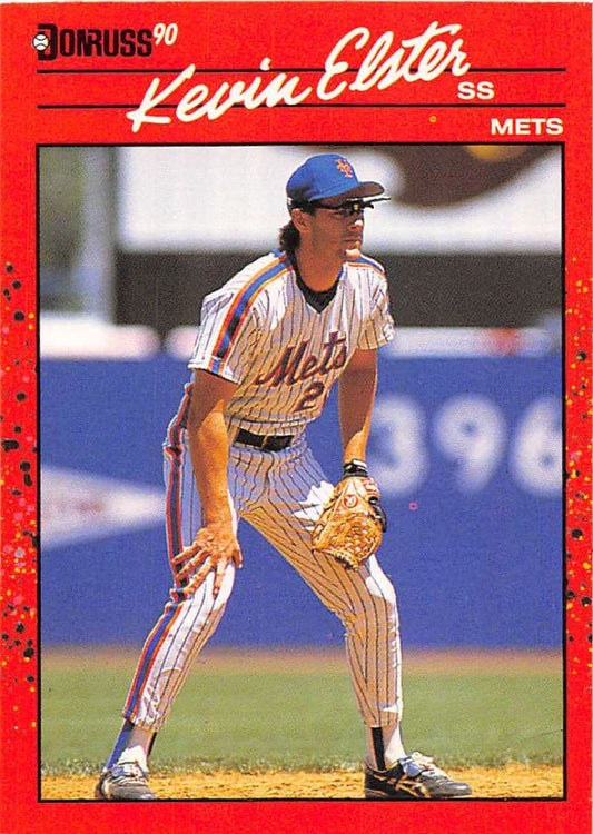1990 Donruss Baseball  #152 Kevin Elster  New York Mets  Image 1