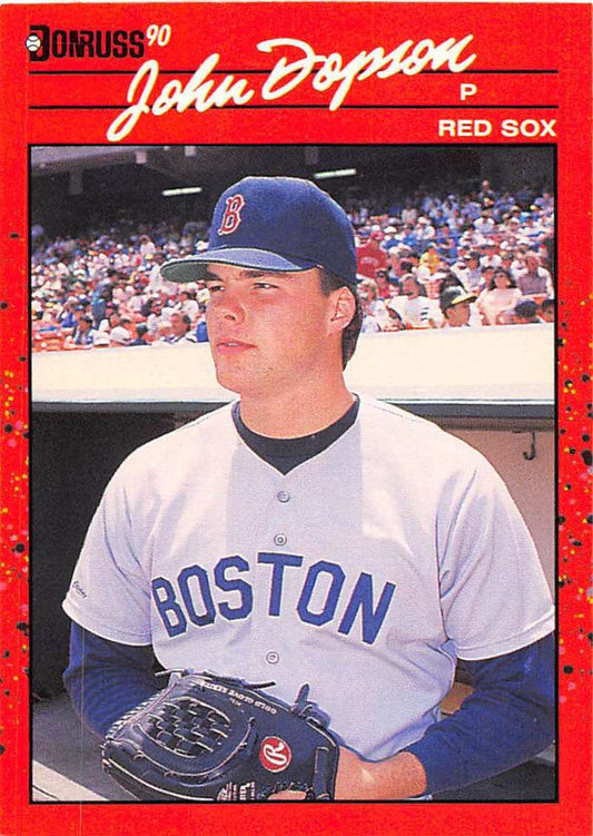 1990 Donruss Baseball  #162 John Dopson  Boston Red Sox  Image 1