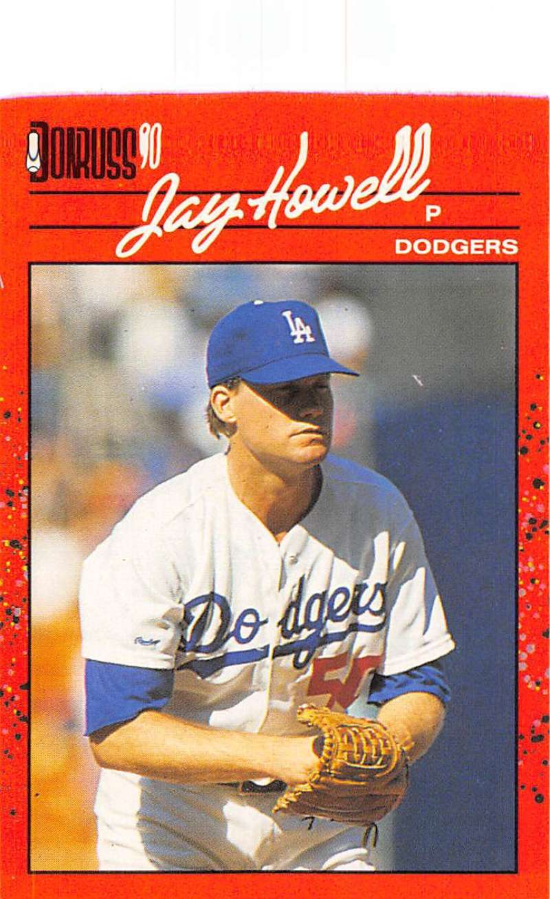 1990 Donruss Baseball #203 Jay Howell Los Angeles Dodgers Image 1