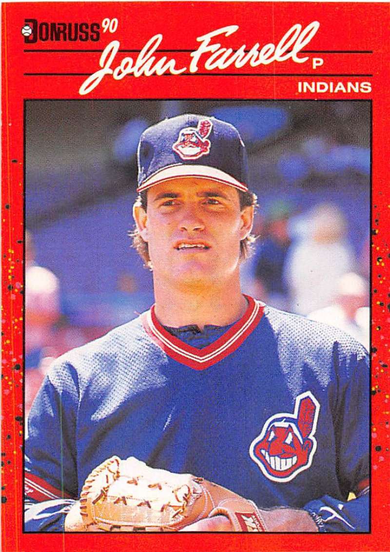 1990 Donruss Baseball #232 John Farrell Cleveland Indians Image 1