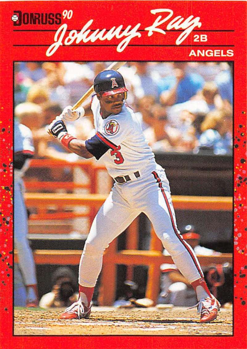 1990 Donruss Baseball #234 Johnny Ray California Angels Image 1