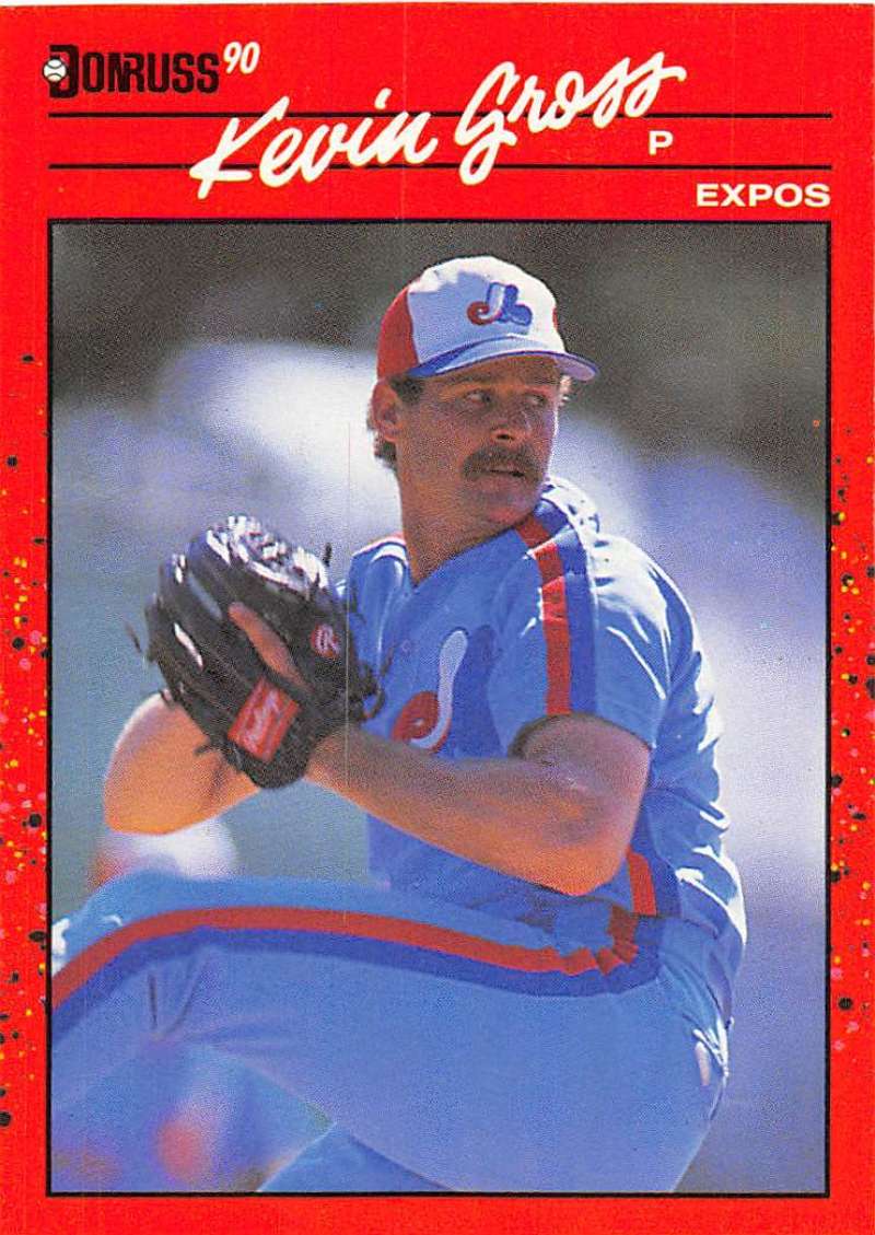 1990 Donruss Baseball #248 Kevin Gross Montreal Expos Image 1
