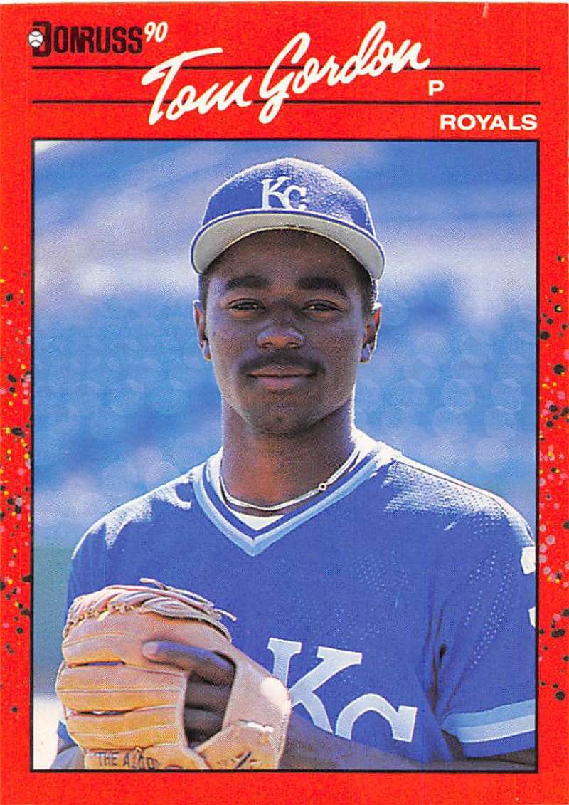 1990 Donruss Baseball #297 Tom Gordon Kansas City Royals Image 1