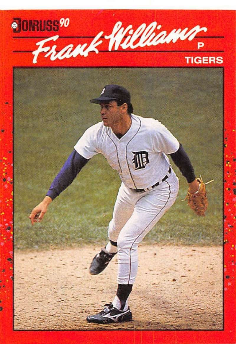 1990 Donruss Baseball #327 Frank Williams Detroit Tigers Image 1