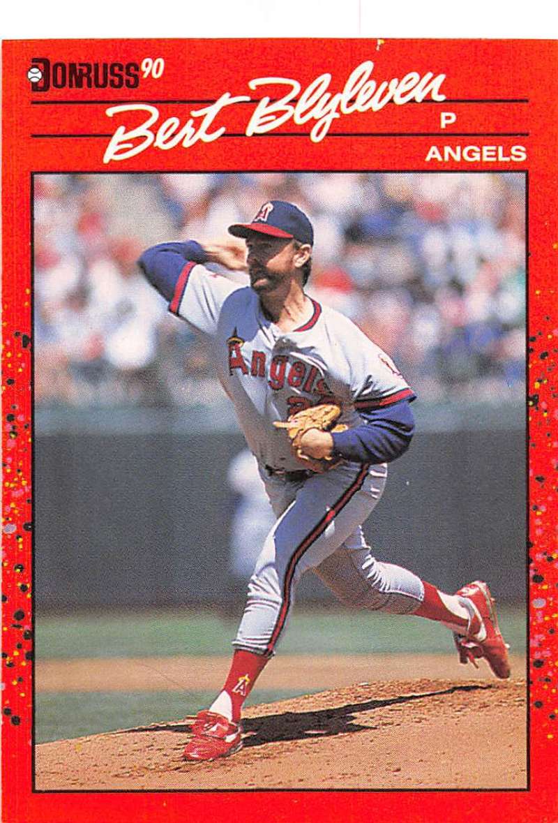 1990 Donruss Baseball #331 Bert Blyleven California Angels Image 1