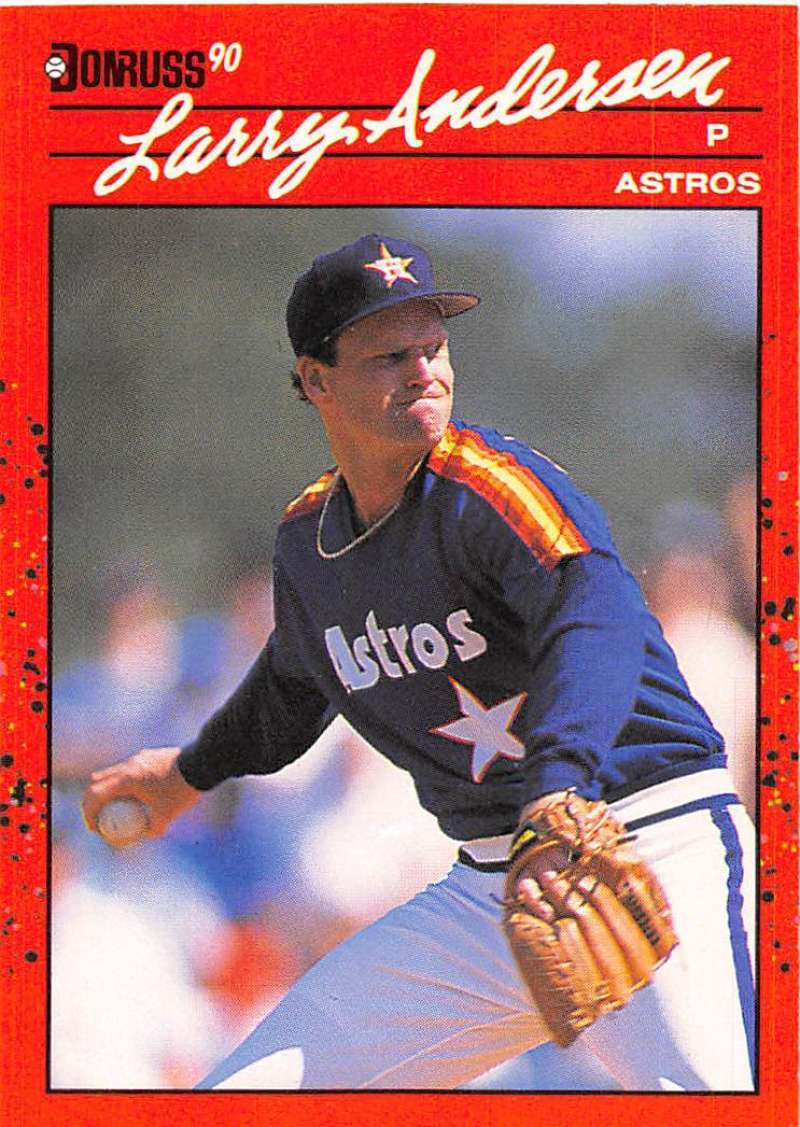 1990 Donruss Baseball #359 Larry Andersen Houston Astros Image 1