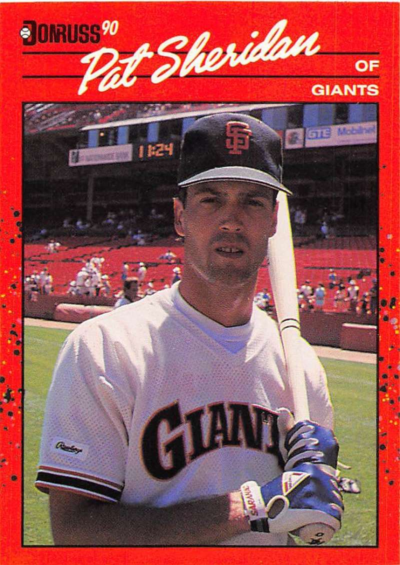 1990 Donruss Baseball #367 Pat Sheridan San Francisco Giants Image 1