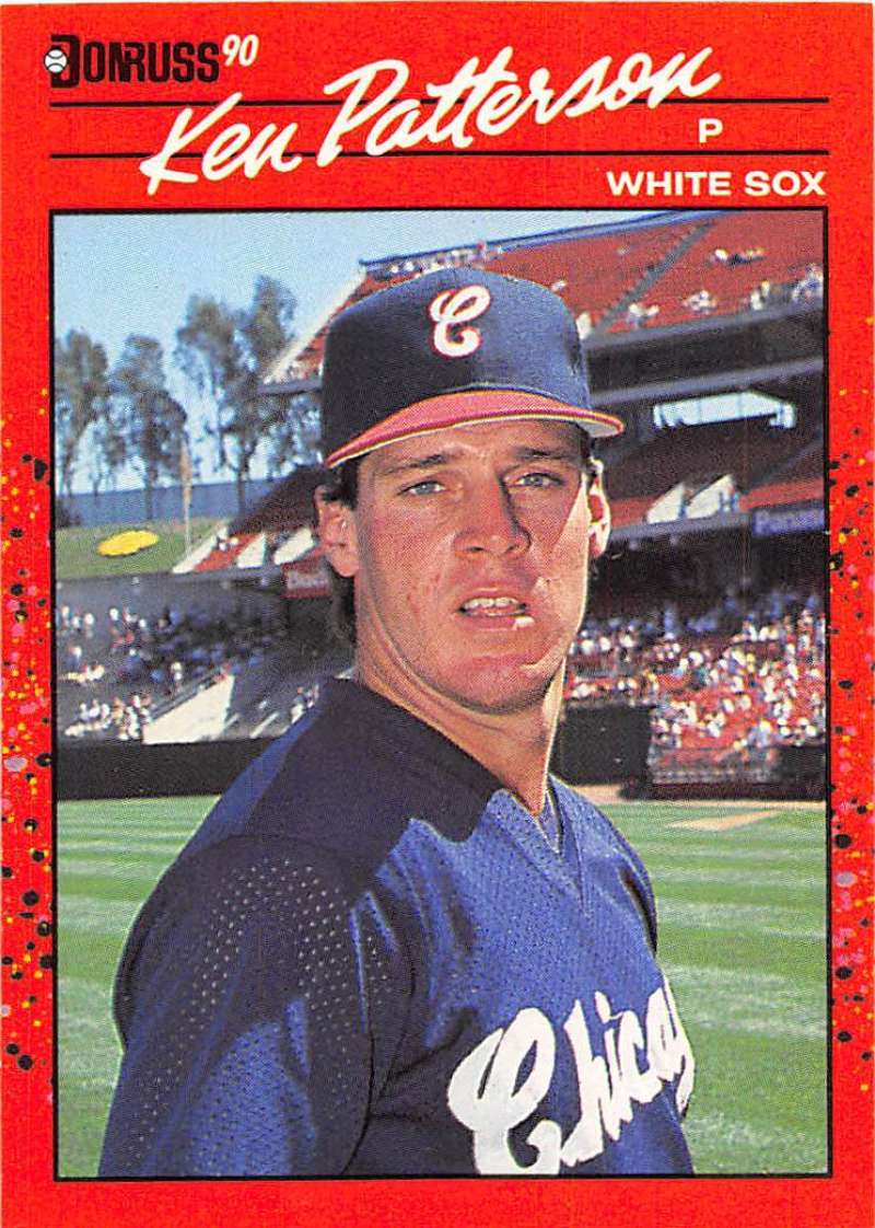 1990 Donruss Baseball #371 Ken Patterson Chicago White Sox Image 1
