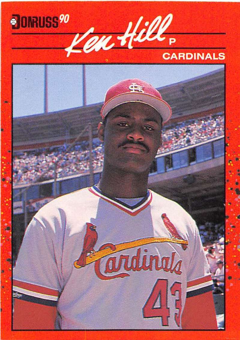 1990 Donruss Baseball #397 Ken Hill St. Louis Cardinals Image 1