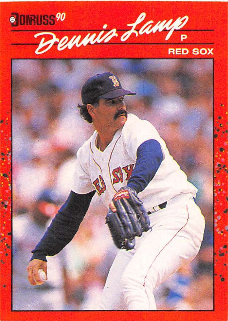 1990 Donruss Baseball #423 Dennis Lamp Boston Red Sox Image 1