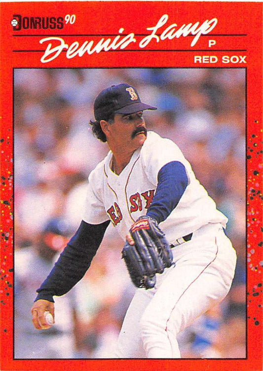 1990 Donruss Baseball  #423 Dennis Lamp  Boston Red Sox  Image 1