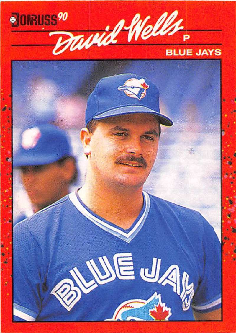 1990 Donruss Baseball #425 David Wells Toronto Blue Jays Image 1