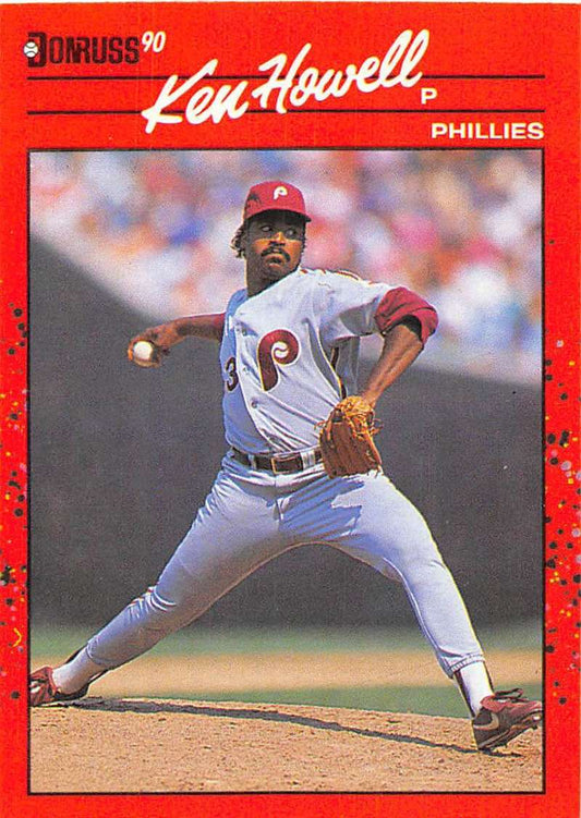 1990 Donruss Baseball  #430 Ken Howell  Philadelphia Phillies  Image 1