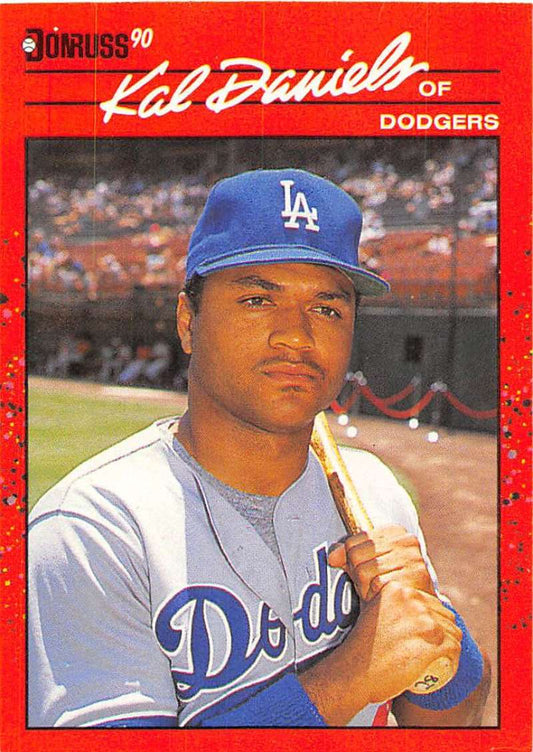 1990 Donruss Baseball  #432 Kal Daniels  Los Angeles Dodgers  Image 1