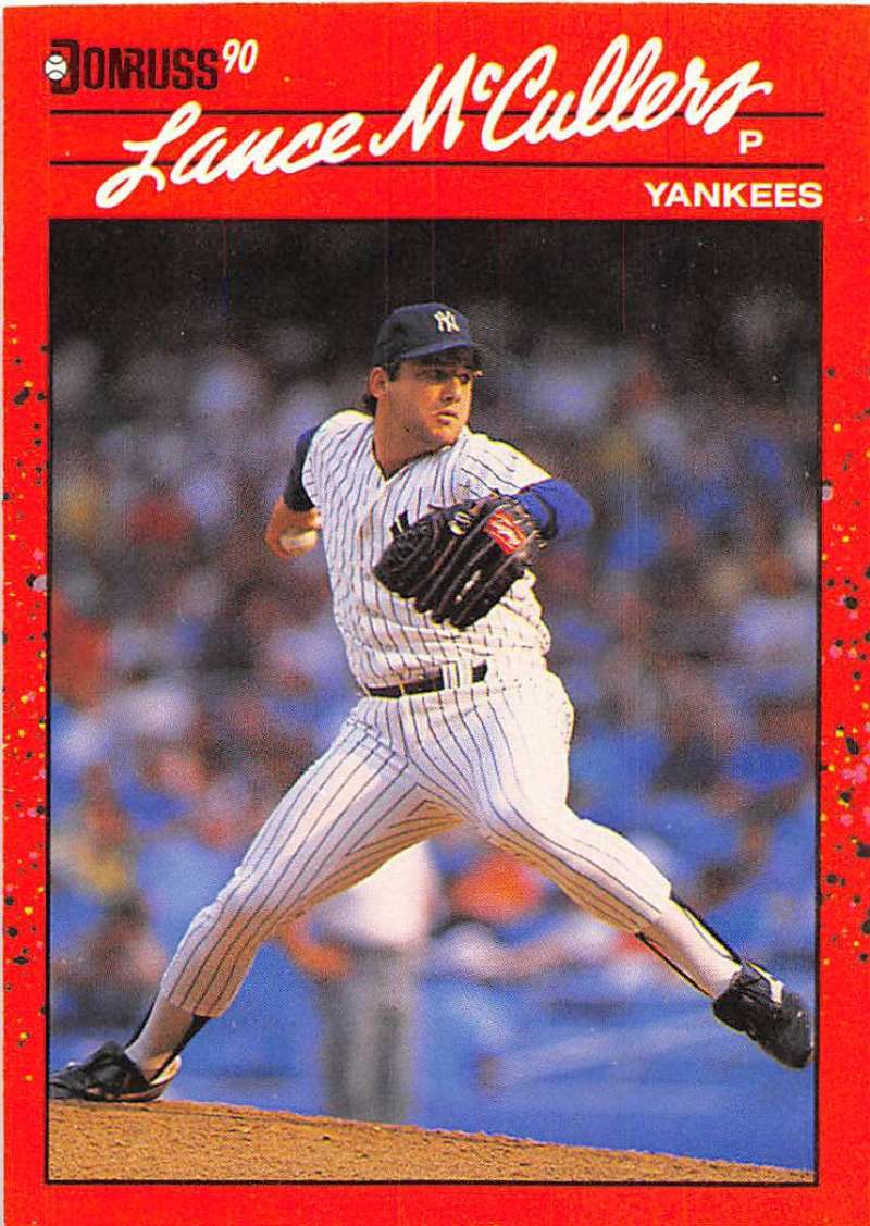1990 Donruss Baseball #433 Lance McCullers New York Yankees Image 1