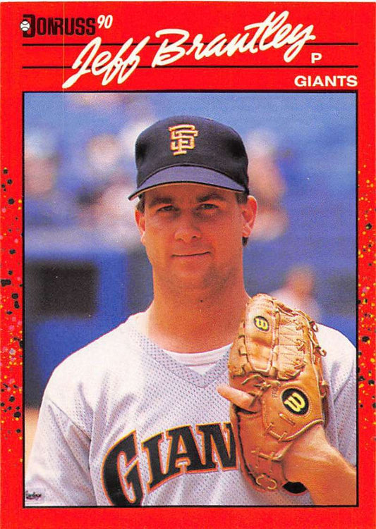 1990 Donruss Baseball  #466 Jeff Brantley  San Francisco Giants  Image 1