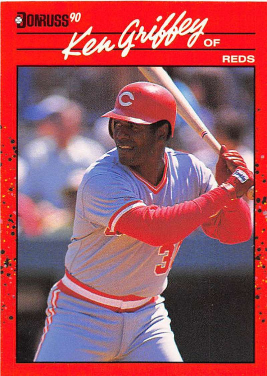 1990 Donruss Baseball  #469 Ken Griffey Sr.  Cincinnati Reds  Image 1