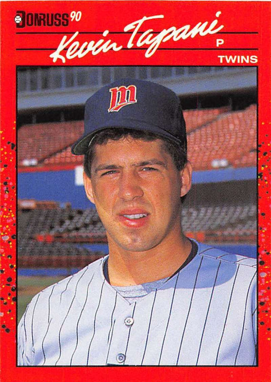1990 Donruss Baseball  #473 Kevin Tapani  RC Rookie Minnesota Twins  Image 1