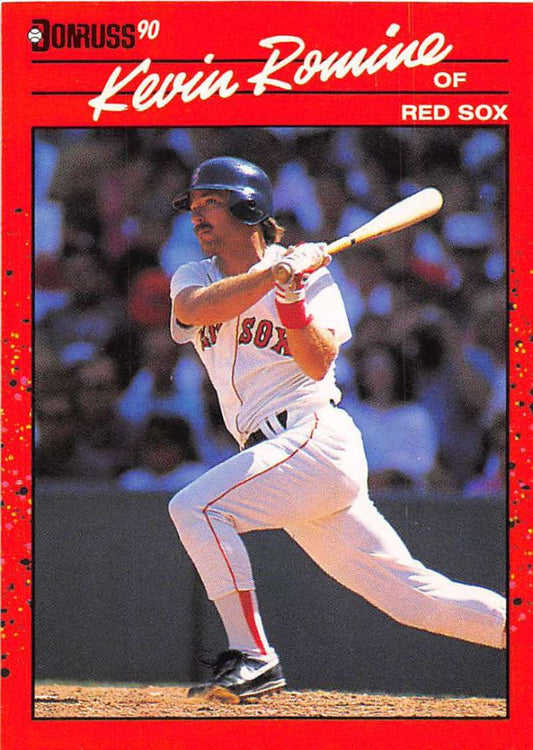 1990 Donruss Baseball  #476 Kevin Romine  Boston Red Sox  Image 1