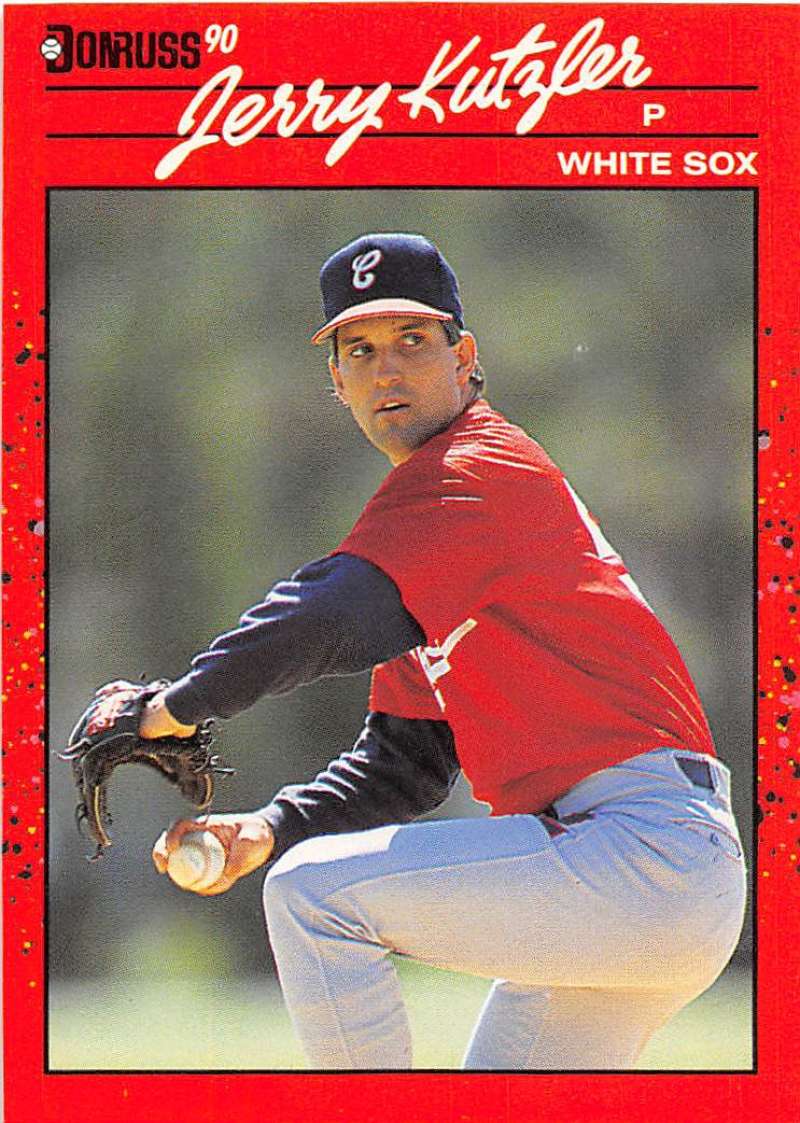 1990 Donruss Baseball #503 Jerry Kutzler RC Rookie Chicago White Sox Image 1