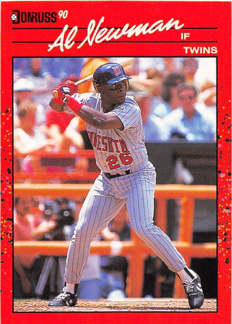 1990 Donruss Baseball #506 Al Newman Minnesota Twins Image 1