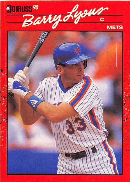 1990 Donruss Baseball  #526 Barry Lyons  New York Mets  Image 1
