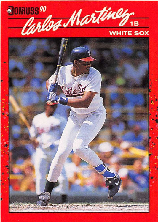 1990 Donruss Baseball  #531 Carlos Martinez  Chicago White Sox  Image 1