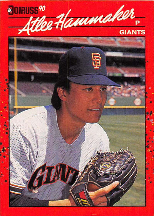 1990 Donruss Baseball  #532 Atlee Hammaker  San Francisco Giants  Image 1