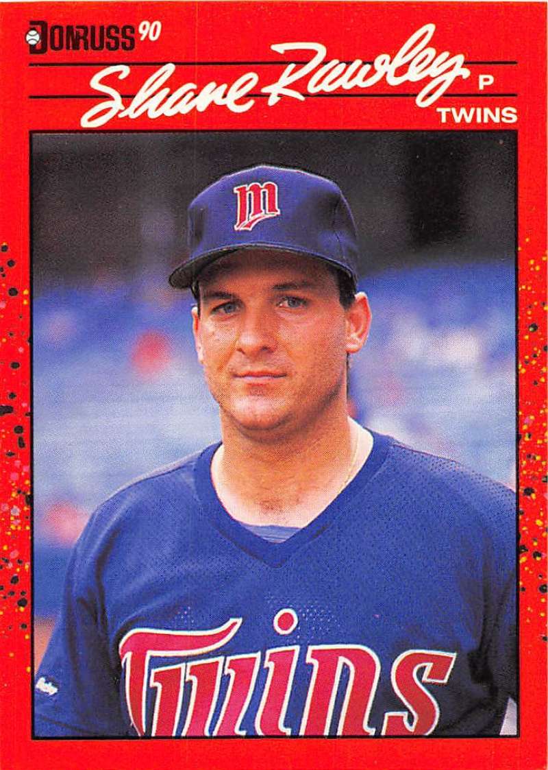 1990 Donruss Baseball #537 Shane Rawley Minnesota Twins Image 1