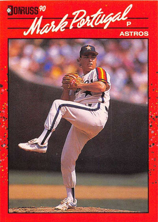 1990 Donruss Baseball  #542 Mark Portugal  Houston Astros  Image 1
