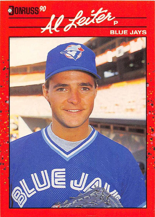 1990 Donruss Baseball  #543 Al Leiter  Toronto Blue Jays  Image 1