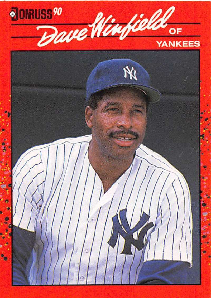 1990 Donruss Baseball #551 Dave Winfield New York Yankees Image 1