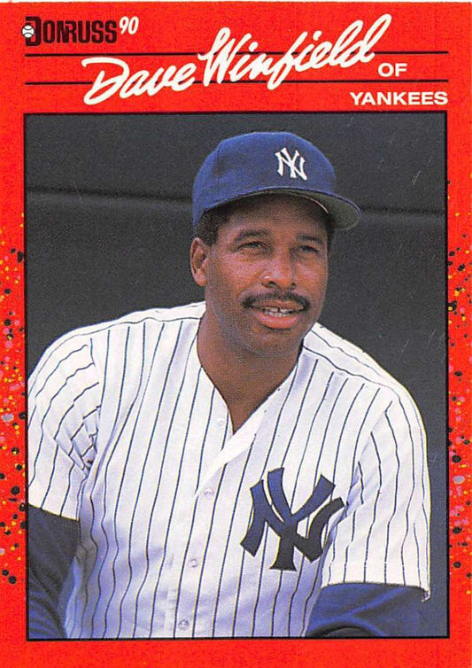 1990 Donruss Baseball  #551 Dave Winfield  New York Yankees  Image 1