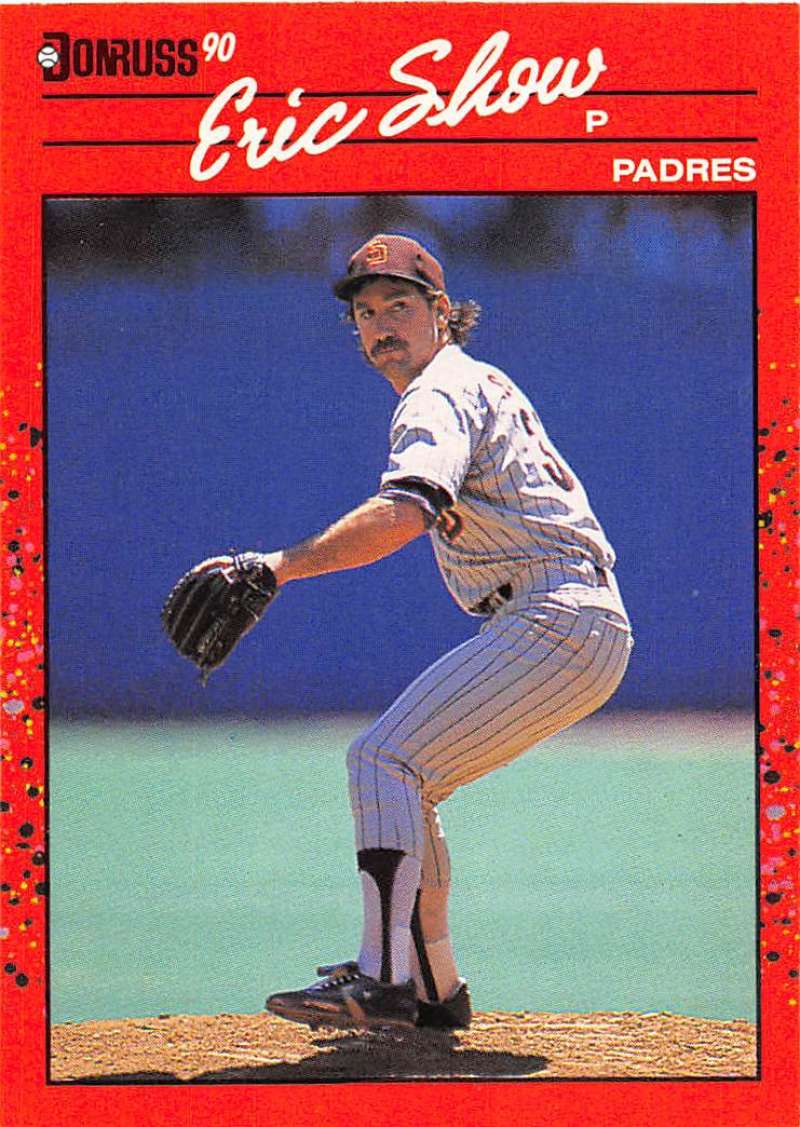 1990 Donruss Baseball #559 Eric Show San Diego Padres Image 1